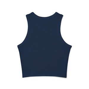 Camisetas de Tirantes Deportivas para Mujer, al por Mayor, con Logotipo Personalizado, de Algodón de Alta Calidad, Tejido Acanalado, Ajustadas, Suaves, para Yoga y Gimnasio - Product Image 2