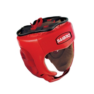 Protector de cabeza MMA de cuero genuino ligero de diseño personalizado, ropa de lucha duradera para boxeo disponible para la venta - Product Image 1