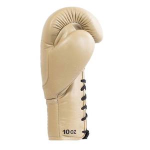 Gants de boxe pour entraînement professionnel, sparring et compétition, en cuir véritable, à lacets, vente en gros - Product Image 2