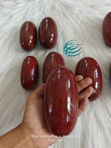 หินแจสเปอร์แดงธรรมชาติ ลิงแกม ขัดเงา หินบำบัด หินศิวะ สำหรับการทำสมาธิ คริสตัลเรกิ ของตกแต่งบ้าน ของขวัญ - Product Image 2