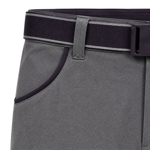 Ensemble chemise et pantalon de travail personnalisé gris-violet à manches longues avec poches utilitaires pour le personnel des installations - Vente en gros Fabricant - Product Image 6