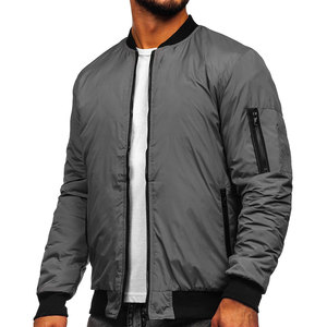 Customized Design Slim Fit Men Bomber Winter Jacket New Arrival Casual Wear Outdoor Bomber Jackets OEM Service - Product Image 2