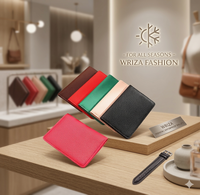 Dompet Kartu Minimalis Kulit PU Tahan Air Wriza untuk Pria dan Wanita dengan Pilihan Warna Beragam dan Daya Tahan Sepanjang Musim