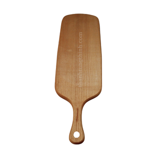 Plateau de service décoratif en bois personnalisé avec poignée, pour contact alimentaire, finition polie, écologique, usage résidentiel, fabriqué au Vietnam - Product Image 2
