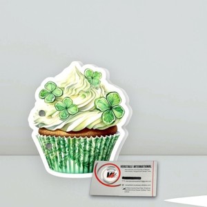 Paleta de Acrílico Magnética Personalizada de Alta Calidad con Forma de Corazón, Flor y Cuadrado para Extensiones de Pestañas, Diseño Kiwi Cupcake, para Artistas de Pestañas - Product Image 5