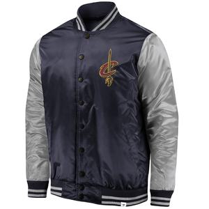 แจ็กเก็ตเริ่มต้นเลตเตอร์แมนสำหรับผู้ชายเสื้อแจ็กเก็ตเบสบอลผ้าซาตินสวมใส่สบายเสื้อผ้าแนวสตรีทผ้าโพลีเอสเตอร์สภาพใหม่ - Product Image 1