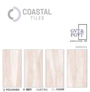 กระเบื้องพอร์ซเลนขัดเงาขนาด 60x120 มม. หนา 9 มม. ดีไซน์คลาสสิกทันสมัย กระเบื้องอิฐทนไฟคุณภาพพรีเมียม ได้รับการรับรองมาตรฐาน CE - Product Image 1