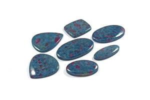 Venta al por mayor de cabujones de rubí y kianita natural, gemas sueltas de cristal, rubí fuchsite curativo para decoración del hogar y joyería. - Product Image 6