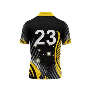 Nouveau design, taille ajustée, maillot de cricket par sublimation, polo de sport personnalisé, maillots d'équipe de cricket, polo pour hommes avec nom d'équipe - Product Image 3
