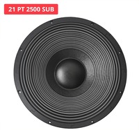 Subwoofer Profesional Portátil Sweton 21 PT 2500 SUB de 21 Pulgadas y 5000W con XLR, Bobina de Voz de 6 Pulgadas, Bajos Profundos, Ecológico y Duradero