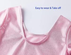 Girl Rhythmic Long Sleeve <b>Sexy</b> Printed Sports Women Custom Design Training Dancewear Cheerleading <b>Leotards</b> Customized Colors OEM - Product Image 6