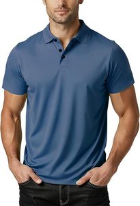 Chemise décontractée en coton tricoté pour hommes grandes tailles, imprimée, tendance, confortable, respirante, séchage rapide, coupe ajustée - Product Image 4