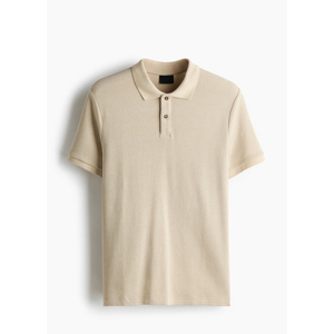 Polo ajusté pour homme en coton lisse à manches courtes, coupe décontractée, idéal pour les tenues business décontractées, tissu aéré - Product Image 3