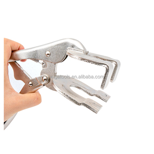 9GR <b>U</b>-Type Welding Locking Pliers CR-MO Jaw Heat Resistant for Metal Fabrication Workshop - Product Image 2