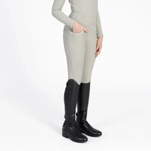 Pantalons d'équitation élégants pour enfants, tissu extensible doux, coupe performante, respirants et confortables - Product Image 1