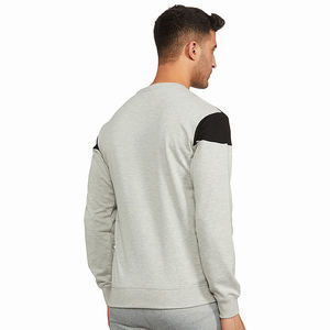 Sweat-shirt décontracté pour homme en mélange de coton, tissu doux, coupe ample, manches longues, col rond, confortable pour tous les jours et en solde - Product Image 2