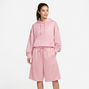 Ensemble de shorts amples pour femmes, 100% polyester, coupe ample, épaules tombantes, style streetwear d'hiver, respirant - Product Image 1