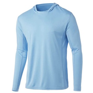 Sudadera con Capucha de Pesca de Manga Larga con Protección Solar Anti UV, Impresión Digital Personalizada al por Mayor, UPF 50, 100% Poliéster - Product Image 2
