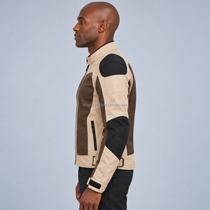 Chaqueta de malla para motociclistas con construcción ligera, material textil transpirable y ajuste ergonómico para viajes y uso diario. - Product Image 4