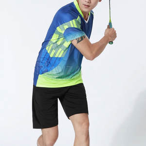 Vêtements de sport pour hommes à séchage rapide, ensembles décontractés de badminton pour hommes, uniformes de badminton pour adultes à séchage rapide - Product Image 2