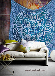 Mantel de Mesa de Algodón con Estampado 3D de Mandala Hindú, Elefante, Estilo Hippie Bohemio, Geométrico, para Eid, Lavable a Máquina - Product Image 2