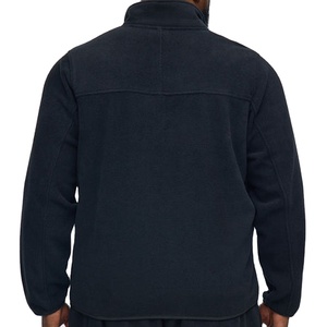 Conjunto de chándal informal cálido de invierno para hombre, de dos piezas con hombros caídos, sudadera con cremallera completa de forro polar, atuendo de streetwear personalizado - Product Image 4
