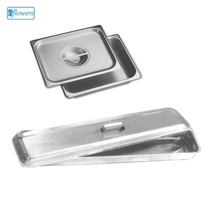 ถาดใส่เครื่องมือผ่าตัดสแตนเลสพร้อมฝาปิดสำหรับใช้ในห้องผ่าตัด - Product Image 2