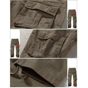 กางเกงคาร์โก้ทรงตรงทันสมัยคุณภาพสูง สีติดทนนาน ผ้าซักได้ รุ่น Solid Trader - Product Image 6