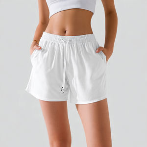 Shorts de Secado Rápido con Cordón Ajustable en la Cintura para Mujer, Impermeables, Sublimados, 100% Poliéster, Estampados - Product Image 4