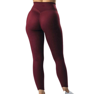 New Latest Design Breathable Comfortable Women High Waist Push up <b>Leggings</b> for Gym Fitness Running Women <b>Leggings</b> OEM - Product Image 2