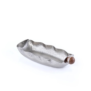 Home Office Use Aluminium Metal Gold Plated Oval Shape Serving <b>Tray</b> <b>Tea</b> & Coffee Serving <b>Tray</b> At Affordable Price - Product Image 3