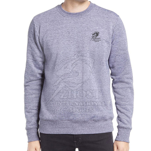 เสื้อสเวตเชิ้ตคอกลมผู้ชาย สีเทา ผ้าฝ้าย 100% ทรงปกติ ถักทอเรียบ สไตล์ Y2K สำหรับใส่ลำลองหรือเป็นทางการ เหมาะกับฤดูหนาวและฤดูใบไม้ร่วง สตรีทแวร์ - Product Image 4