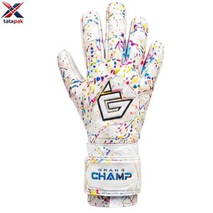 Guantes de Portero con Logotipo Personalizado, Unisex, para Adultos y Niños, para Uso en Partidos al Aire Libre, de Cuero Grueso y Suave, Impermeables, de Dedo Completo, Ajustables - Product Image 2