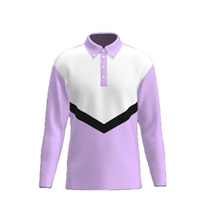 เสื้อโปโลพิมพ์ลายสีสันสดใส แขนยาว แฟชั่นฤดูร้อนสำหรับผู้ชาย คุณภาพระดับขายส่ง สไตล์สตรีทแวร์ - Product Image 1