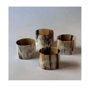 Anillos para servilletas de cuerno de buey/vaca/búfalo de la mejor calidad, elegantes para hoteles, fiestas, restaurantes y decoración de mesas de comedor en el hogar. - Product Image 2
