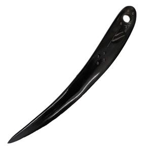 Aiguille en corne naturelle artisanale, finition lisse pour le tricot et la couture, aiguille en corne de buffle personnalisée, écologique - Product Image 1