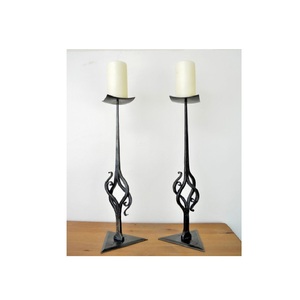 Candelabro Metálico Clásico, Portavelas de Hierro para Centro de Mesa, Iluminación de Balcón, Fiestas de Aniversario, Reuniones Nocturnas - Product Image 6