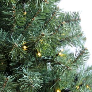 Albero di Natale Artificiale Pre-Illuminato di Alta Qualità, 180 cm, Realistico in Materiale PET, Pieghevole con Supporto, Decorativo per Esterni - Product Image 6