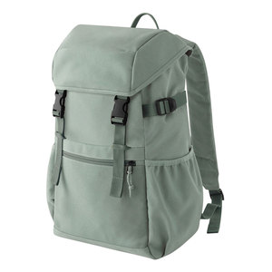 Minimalist Green Oxford <b>Backpack</b> 18 In Soft Shell Rectangular Buckle Closure Daily Use Unisex Lightweight 30-<b>40L</b> Capacity - Product Image 2
