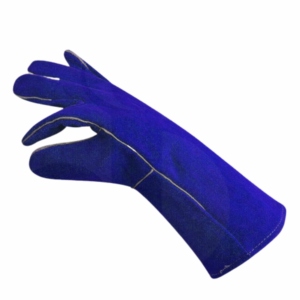 Gants de soudage en cuir de vachette pleine fleur de qualité supérieure pour hommes, résistants à l'abrasion, à la chaleur et aux vibrations, avec manchette de sécurité pour le travail. - Product Image 3