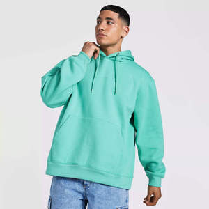 Sweat à capuche unisexe personnalisé, épais et oversize, en molleton de coton, style streetwear, à épaules tombantes, haute qualité - Product Image 2