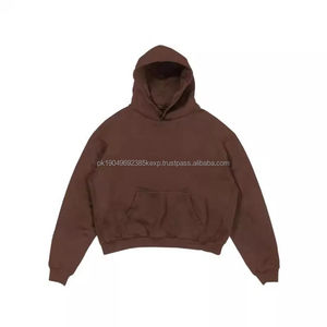 Sudadera con Capucha Personalizada al por Mayor, Estilo Casual, Hombros Caídos, Sudadera con Capucha de Algodón para Hombre - Product Image 2
