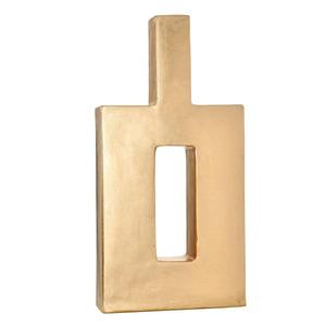 Maceta de metal hecha a mano con técnica de fundición manual, jarrones de metal para plantas artificiales, decoración de mesa, jarrón de flores con acabado en cobre para decoración. - Product Image 1