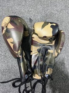 Premium Camo No Boxing No Life Real Cowhide Leather Boxing <b>Gloves</b> Lace-Up Professional Training Sparring Gear for Adults - Product Image 5