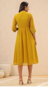 เดรสยาวทรงหลวม แขนสั้น คอกลม ดีไซน์หรูหรา สำหรับผู้หญิง รุ่นใหม่ประจำฤดูร้อน ปี 2026 - Product Image 2