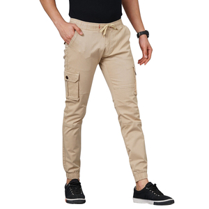 Wholesale 2026 Men's Lightweight Casual Sport Pants Custom Logo 6 Pocket Cargo Pants Streetwear Style with OEM - Product Image 2