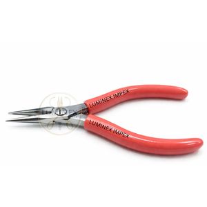6 Inch Smooth Rounded Jaw <b>Needle</b> Nose Pliers High Quality Light Weight Stainless Steel Fine Tip Jewelry Repair DIY Pliers - Product Image 4