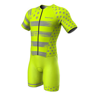 Ropa de Ciclismo Térmica de Invierno para Hombre, Jersey de Ciclismo de Manga Corta, Pantalones Cortos con Tirantes para Bicicleta, Ropa de Ciclismo, Uniforme de Triatlón - Product Image 3