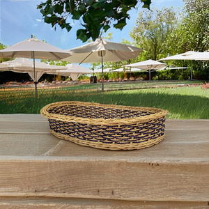 Bandeja Ovalada Hecha a Mano de Seagrass y Ratán - Almacenamiento Ecológico Multiusos para el Hogar - Product Image 6