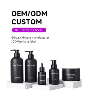 Sets de cuidado capilar a base de hierbas de marca privada OEM/ODM para adultos, anticaída, refrescantes y que alivian el cuero cabelludo, champú y acondicionador a granel. - Product Image 4